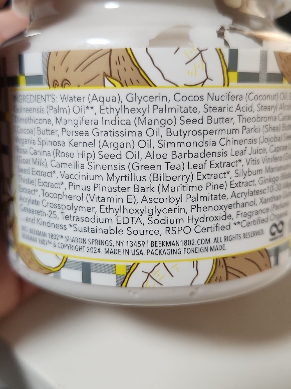 New Beekman 1802 Coconut Cream - Picture 3 of 4